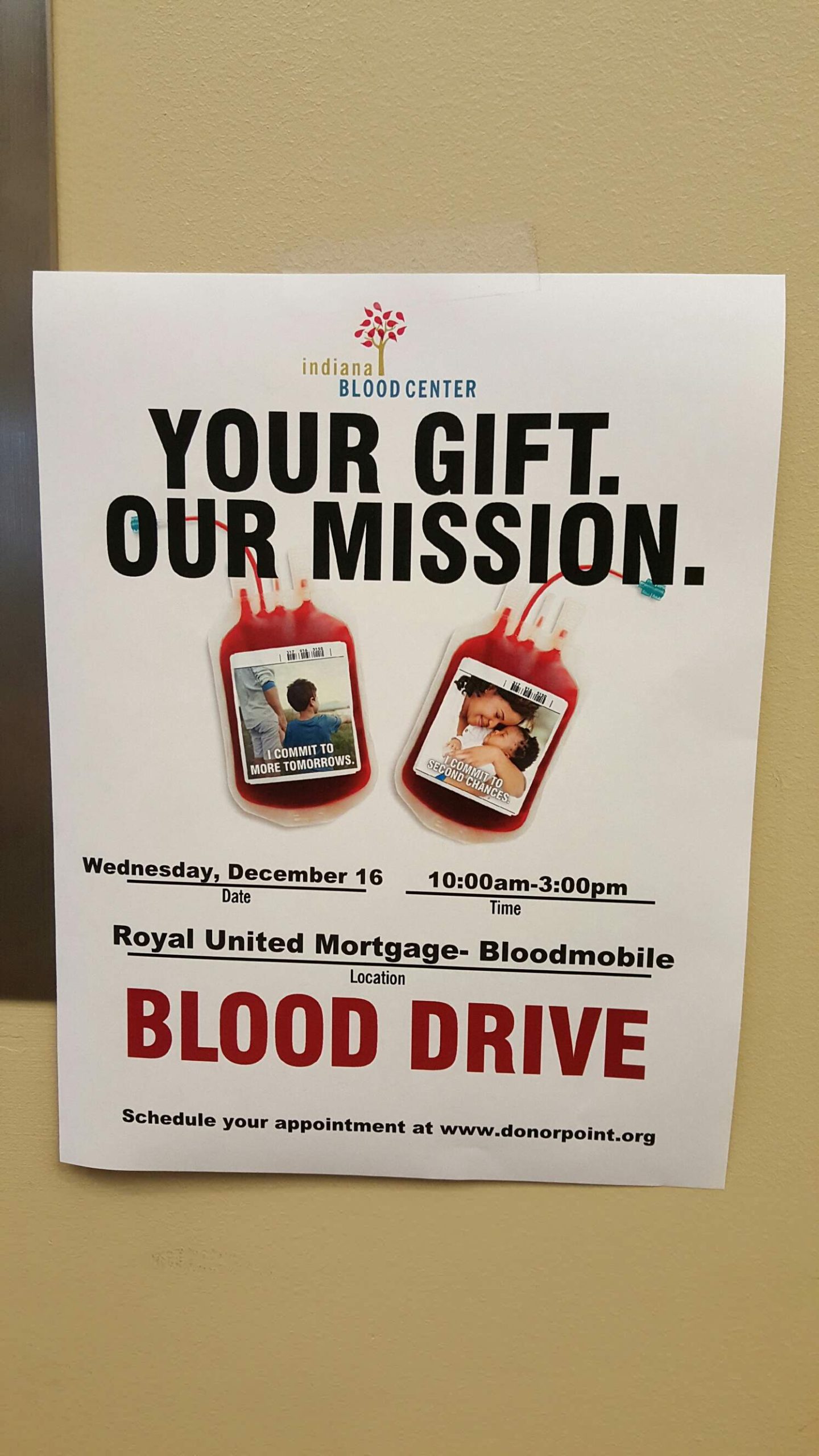 Royal United Mortgage LLC Blood Drive