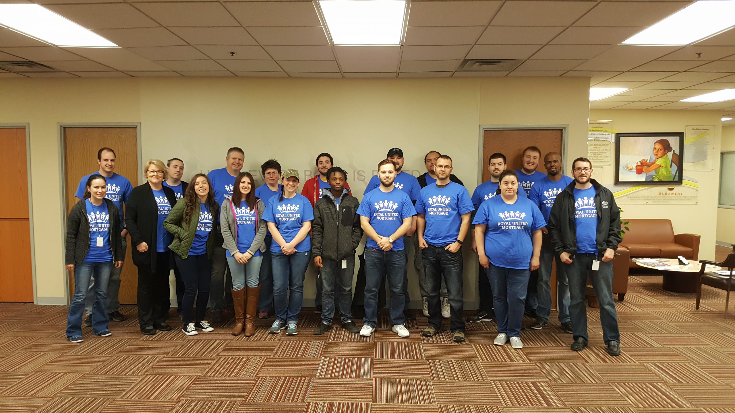 Royal United Mortgage LLC Helps Gleaners BackSack program, giving back to children in need.